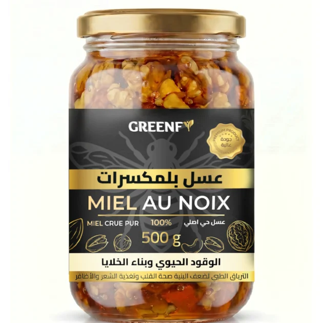 عسل بالمكسرات